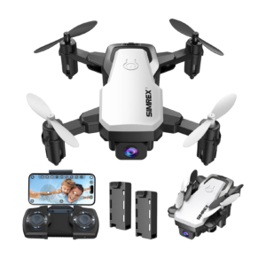 X300C Mini Drone 720P HD FPV, Foldable RC Quadcopter, White