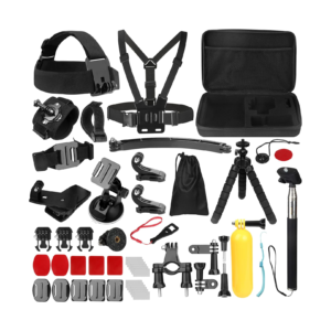50-in-1 Action Camera Kit for GoPro, Insta360, Osmo & More