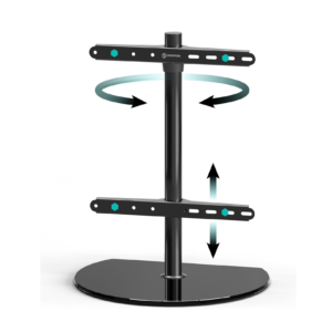 ONKRON 32-65 Inch Tabletop TV Stand, Adjustable Swivel Base