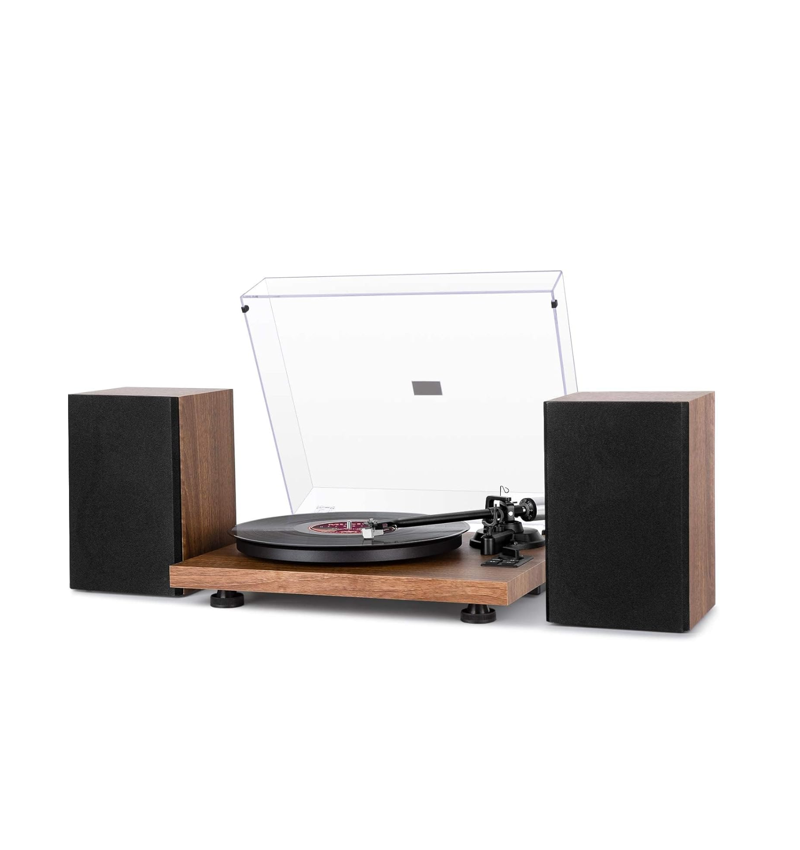 1 by ONE Bluetooth Turntable with HiFi Speakers & Auto-Off
